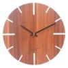 European Vintage Wall Clock for Living Room, Simple European Style Solid Wood Silent Creative Boutique Coffee Shop Wall Clock