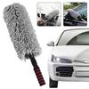 Car Body Duster Retractable Wax Dust Wash Mop Retractable Brush Wheel Dry Wet And Remover Dust Dual Car Tyre Handle Use O3N5