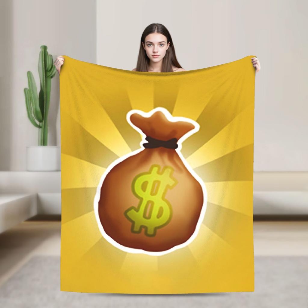Wobbly Life Sandbox Game Fashion Blanket Cartoon Funny Flannel Novelty Warm Throw Fashion Blankets for Coverlet Decoration Outdoor