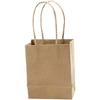 Strong Recycled Paper Bag with Rectangular Bottom and Handles. Ref 23371
