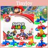 Super Mario Pull-back Kart Toy Model Display Box Interactive Racing Car For Kids