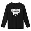 Power Trip Death Metal Band Print T Shirt 2019 Tour Design  vintage Washed Comfortable Stretched Stylish graphic Slightly homme