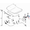 Петля капота Mercedes-Benz GLA W156, Совместимые номера деталей: 1768800328, 1768800428