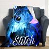 1pc S-Stitch15 Blanket, Gift, for Men and Women, Soft Blanket, Good for Sofa Bed Couch Travel, Lightweight Flannel Blanket