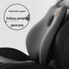 Подушка для поясничной поддержки с массажем для автомобильного сиденья - Эргономичная спинка и поддержка поясницы, подголовник