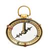 Brass Ship Captain Compass Steampunk Accessory  Unique Gift for Men Beautiful Handmade Gift Sundial Clock