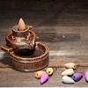 Burner Incense Buddhist Backflow Ceramic Glaze Censer Cone Holder Cones Or
