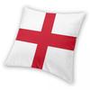 Flag Of England Square Pillowcase Polyester Linen Velvet Pattern Zip Decor Throw Pillow Case Sofa Cushion Cover