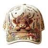 New D Digital Printed Hat New American Anniversary Baseball Cap Outdoor Shade Duck