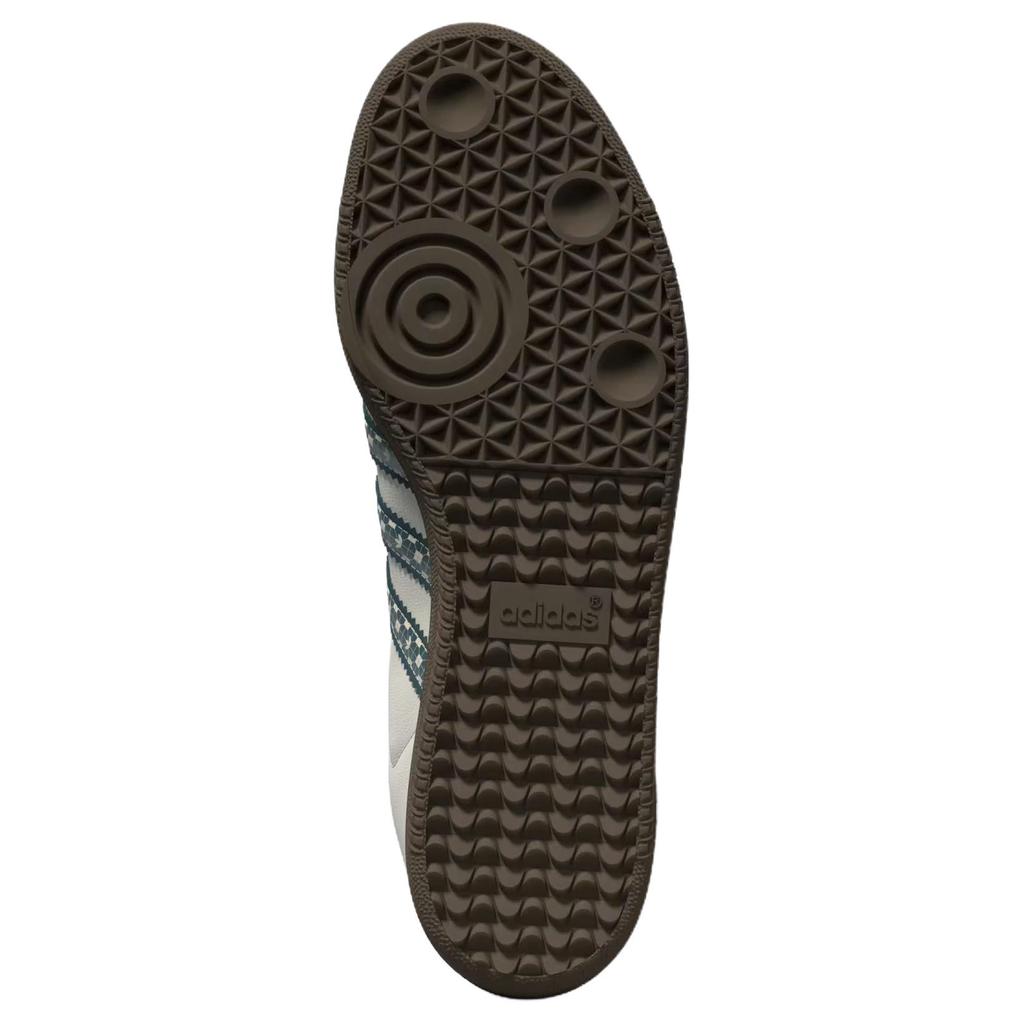 adidas Кроссовки Samba OG Немецкая армия Мужские Бежевый Зеленый KJ7909