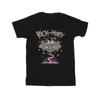 Rick And Morty Мужская розовая футболка с космическим кораблем