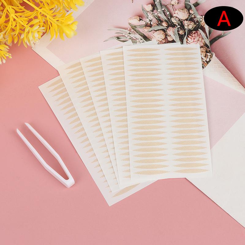 200Pcs Invisible Eyelid Sticker Double Eyelid Stickers Transparent Self Adhesive Double Eye Tape Ladies Eye Makeup Tools