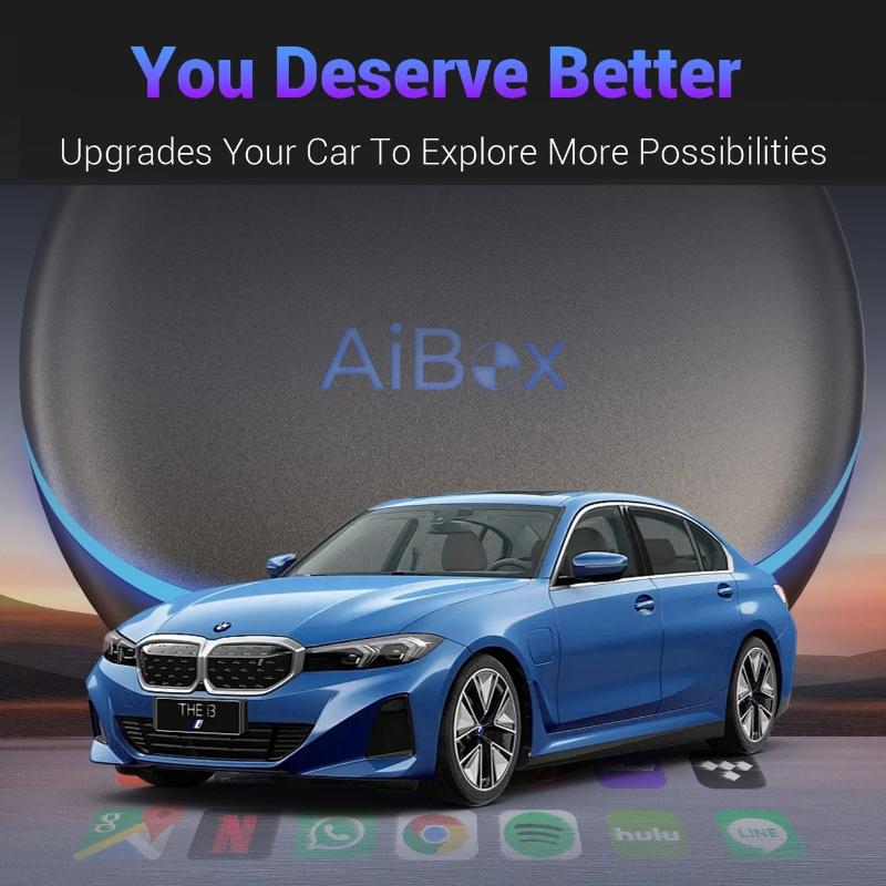 Aibox Smart CarPlay Box Android 13.0 Автомобильный конвертер для подключения автомобиля к головному устройству CarPlay Box
