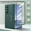 VIETAO Anti-Fingerprint Full Cover Magnetic Phone Case for Galaxy Z Fold 8 7/6/5 with 360° Rotatable Holder, Built-In Glass Film