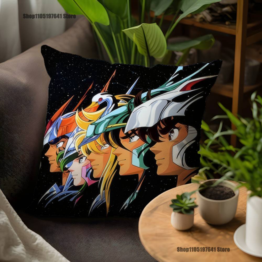 Чехол для подушки Saint Seiya Дева Шака для декора дивана, автомобиля, офиса, комнаты, наволочка с принтом, украшения и защита