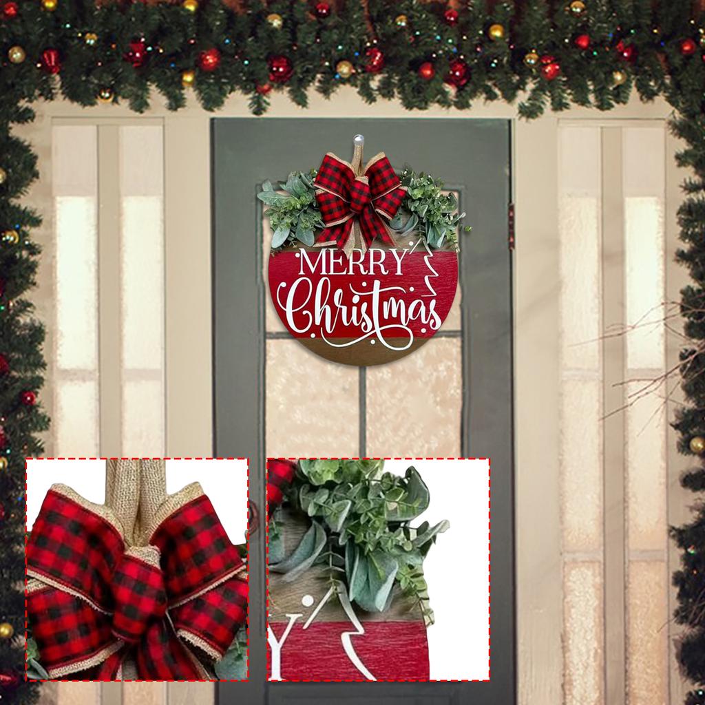 Happy Easter Wooden Bunny Sign, Spring Hanging Door Decor For Home Decoration