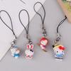 Kawaii Sanrio Hello Kitty телефонная цепочка Cinnamoroll подвеска шарм милый чехол для наушников подвесная веревка анти-потеряшка шнурок сумка декор