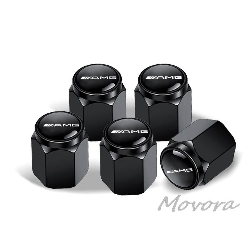 TGM3 Car Tire Wheel Valve Caps Cover Metal Car Keychain Keyring for Mercedes Benz AMG W177 W176 X166 X167 C257 C218 X253 C118 C117