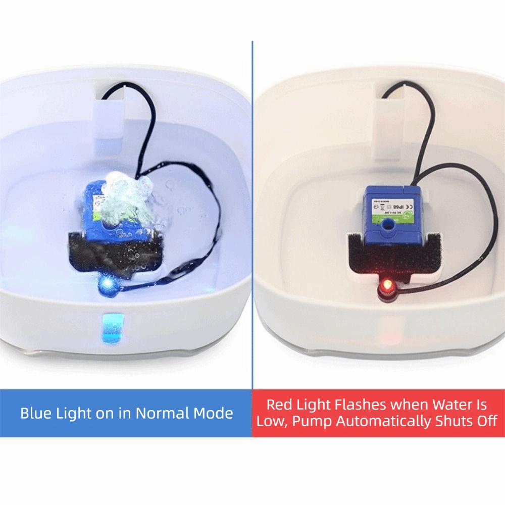 160L/H Pet Water Pump Brushless USB Cat Fountain Motor Replacement BPA-Free Shock-proof Pet Water Dispenser Pump