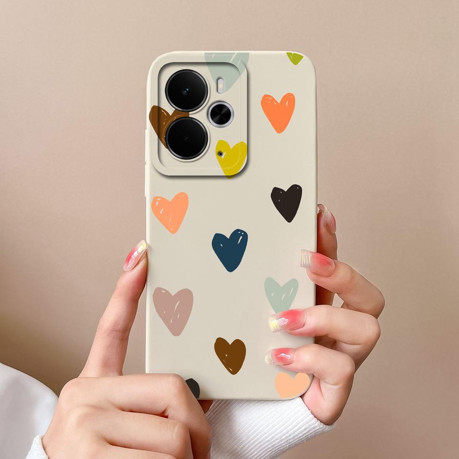Модный цветочный чехол из мягкого силикона для Realme 14T 14 Pro Plus Lite 5G Защитный чехол для Realme14T Realme14Pro Plus Lite Fundas