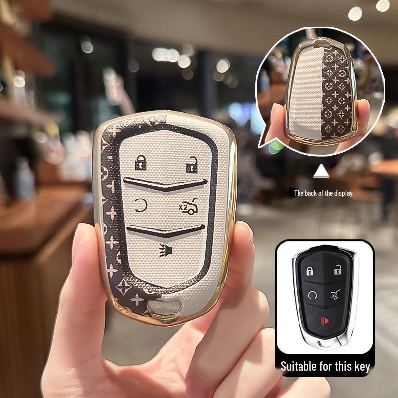 Чехол для ключей Cadillac с пряжкой для XT5, CT5, XT4, XTS, CT6, ATS, LXT6, CT4