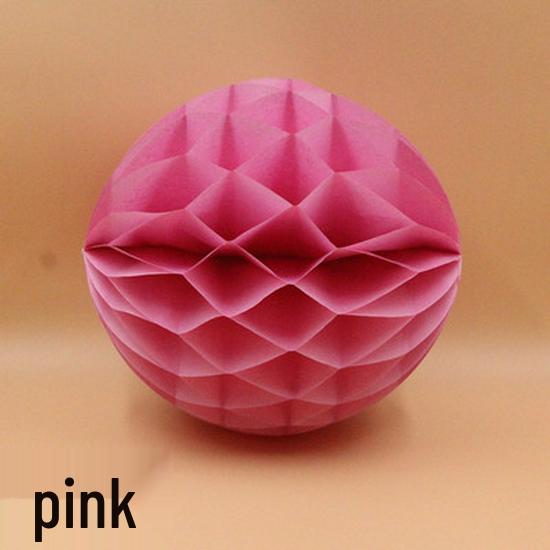 Wedding Scene Decoration Paper Honeycomb Ball & Lantern Set