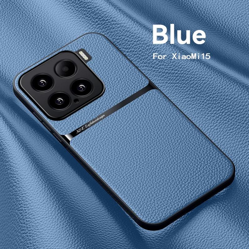 Роскошный оригинальный противоударный кожаный чехол Coque для Xiaomi 15T Pro, магнитный чехол-ракушка для Xiaomi15Pro 15Ultra, задняя крышка