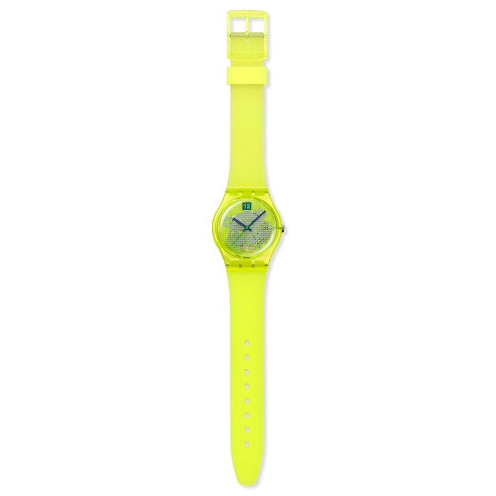 Swatch GENT Наручные часы SO28J103 Унисекс Светящиеся Лимонно-желтые