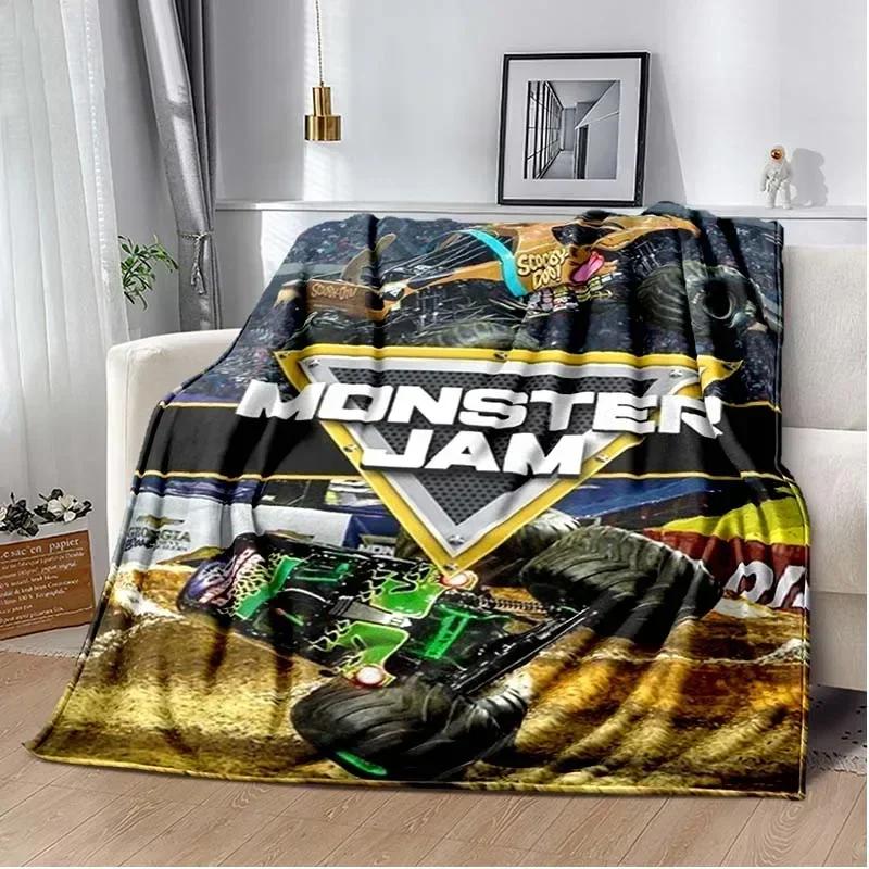 Monster Jam Grave Digger Truck Hot Wheels Диван Одеяло Легкое теплое изоляционное одеяло Кровать Офисный автомобиль наколенники Плед Одеяло