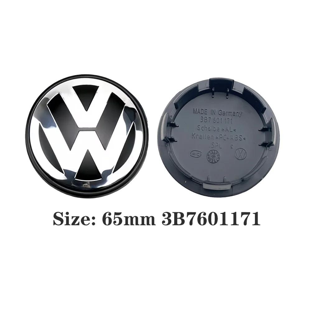 2026 New 4pcs 55mm 56mm 65mm 70mm Car Wheel Center Caps Hubcap Cover for VW Volkswagen Jetta MK5 Golf Passat styling 3B7601171 1J0601171