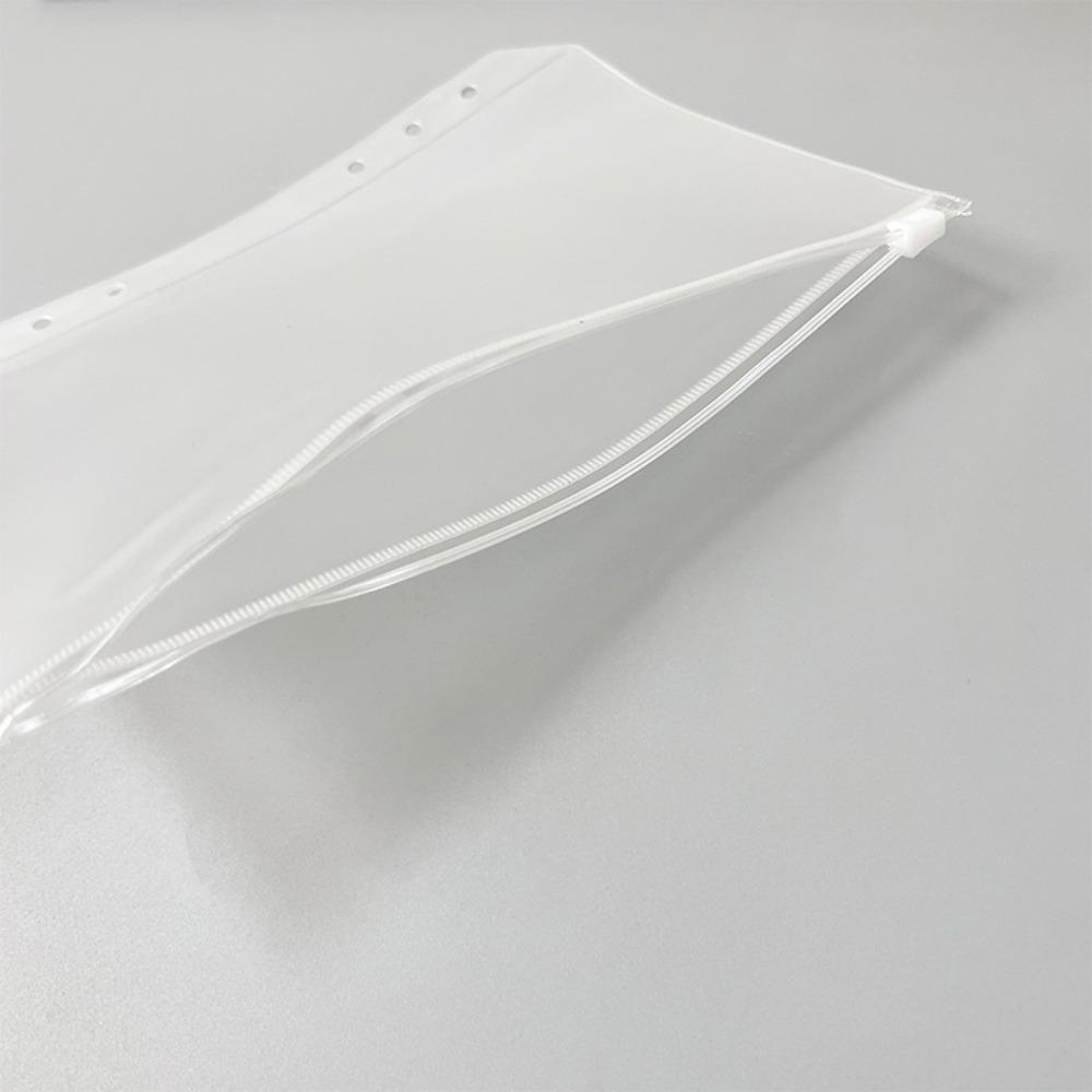 5PCS Zipper Envelopes Pocket PVC Binder Pocket High Quality Loose Leaf Bag