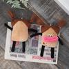 Short Plush Sausage Mouth Plush Keychain Sausage Mouth Doll Sausage Mouth Doll  Bag Pendant