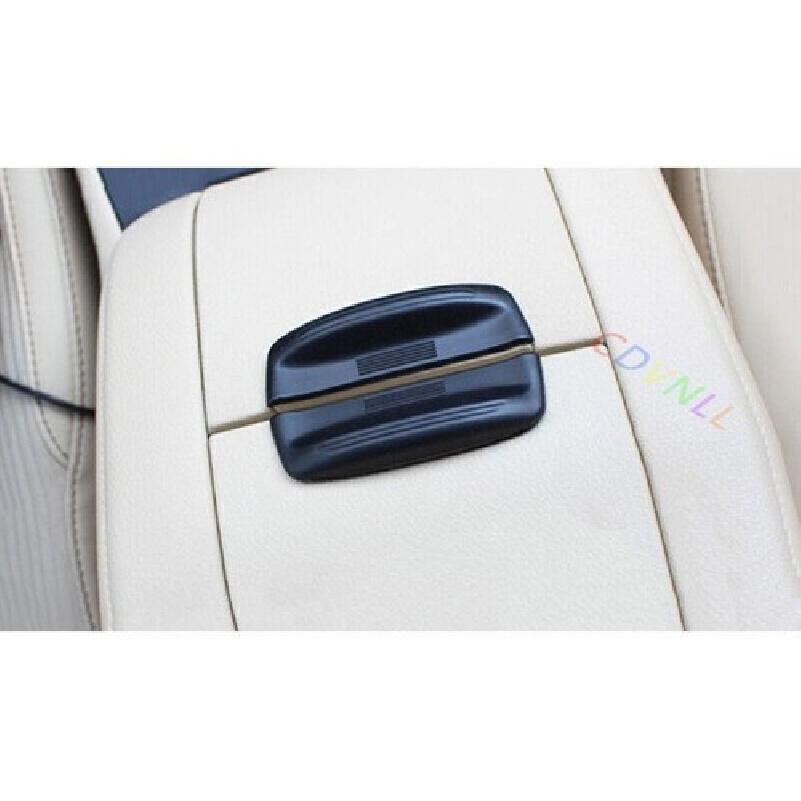 For Toyota Highlander 14-2019 Middle Console Cover Trim Armrest Box Matte Black