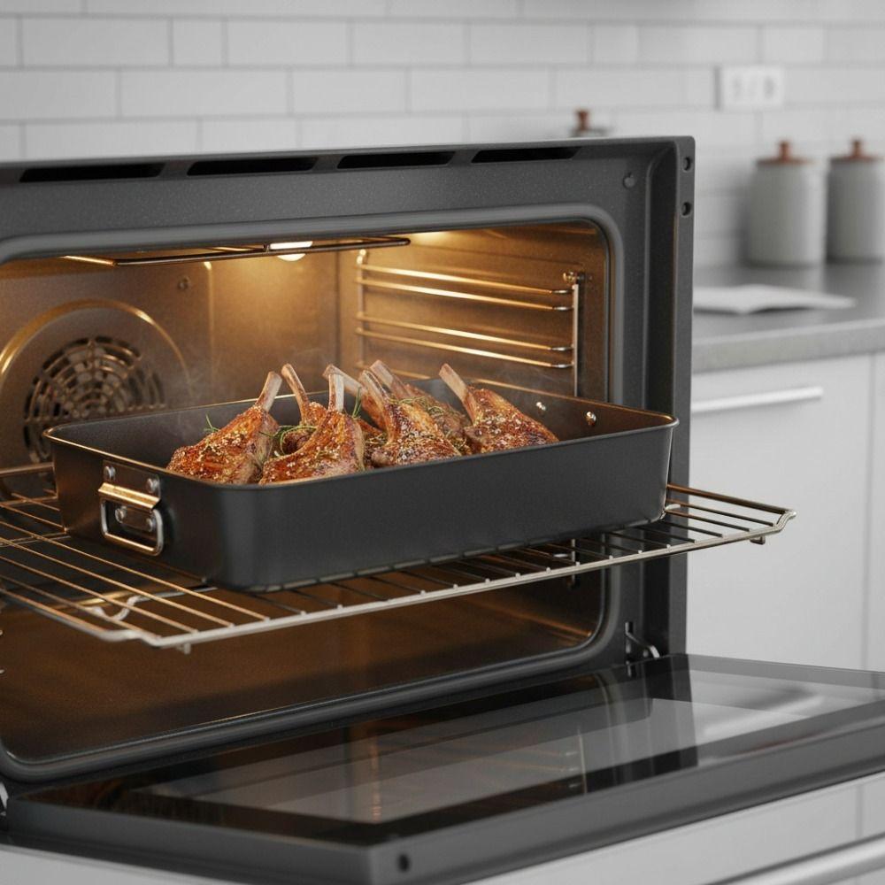 Carbon Steel Chicken Roasting Pan Rectangular Cake Pan Durable Lasagna Pan  Oven