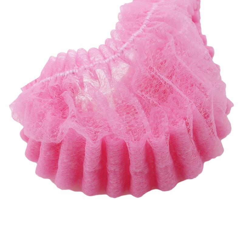 Одноразовая сетка для волос, нетканая антистатическая шапка, эластичная крышка для головы, 100 шт./упак.