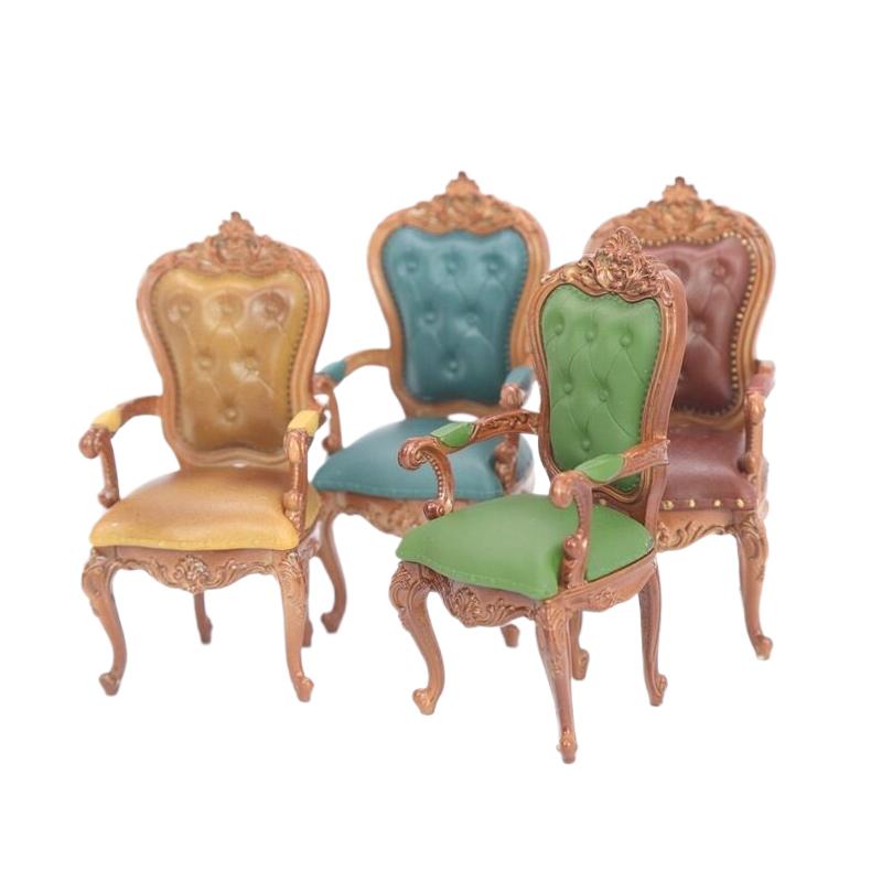 Кукольные миниатюры Мебель Стулья Винтажные аксессуары Игрушечная мебель Орнамент