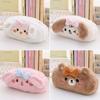 Large-capacity Cartoon Pen Pouch Plush Stationery Bag Kawaii Plush Pencil Case  Student