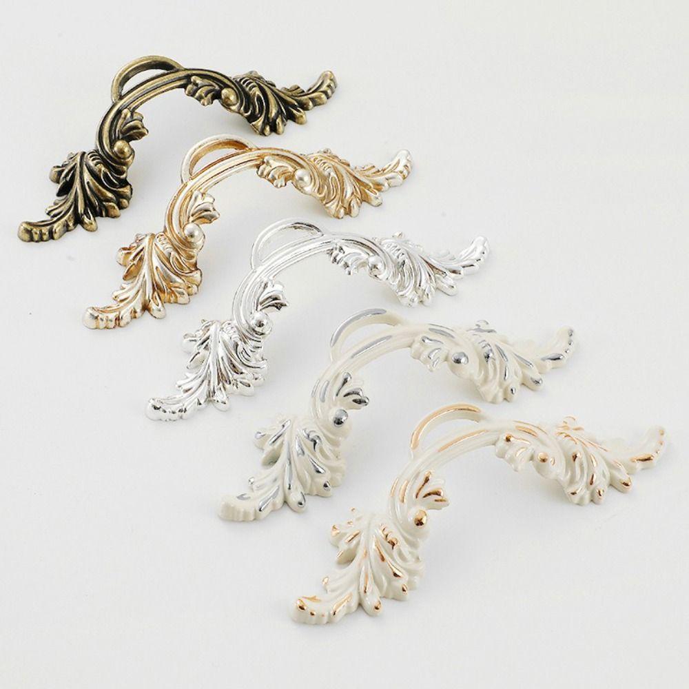 Zinc Alloy Vintage Drawer Pulls Wardrobe Door Handles For Kitchen Cabinets