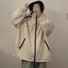 2025 Осень Новинка Ретро Куртка с капюшоном Повседневная Свободная Уличная