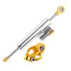 Universal Motorcycle Handlebar Aluminum Alloy Steering Damper Stabilizer Safety Control(Silver)