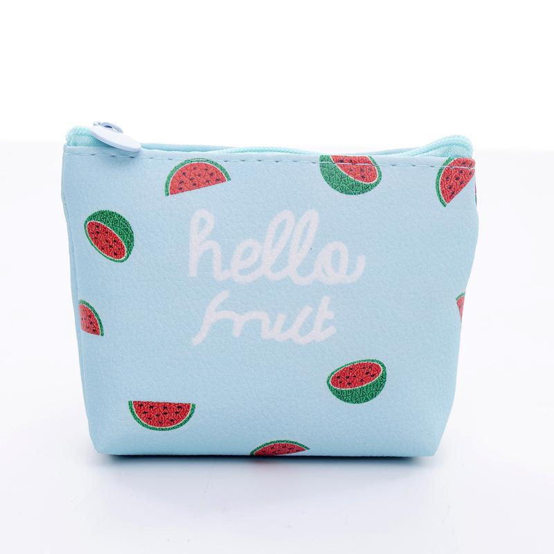 Cute Cartoon Animal Women Girls Coin Purse Leather Zipper Small Wallet Coin Bag Purse Kids Gift Candy Color Coin Purses Pouch