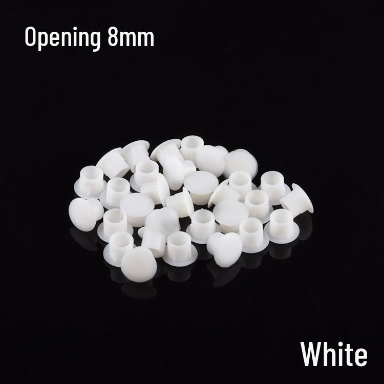 Круглые пластиковые заглушки для отверстий для шкафов и гардеробов - Декоративные пылезащитные крышки для винтов