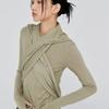 OPENING PROJECT W 2Way Hoodie Scarf - Khaki