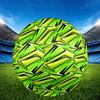 1pc Green Abstract Theme Soccer Ball Football, Size 5, Lightweight PVC, Outdoor Training Soccer Ball,Gift j60460