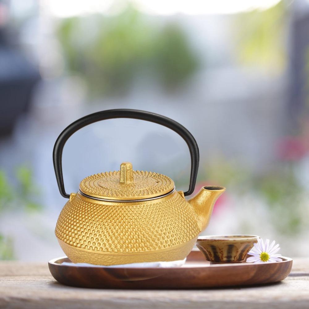 0.3L Cast Iron Teapot Stovetop Japanese Tetsubin Kettle Teapots Small Teapot Tea Brewing