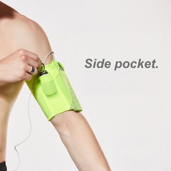 Outdoor Sport Running Jogging Cycling Reflective Elastic Phone Pouch Armband Bag