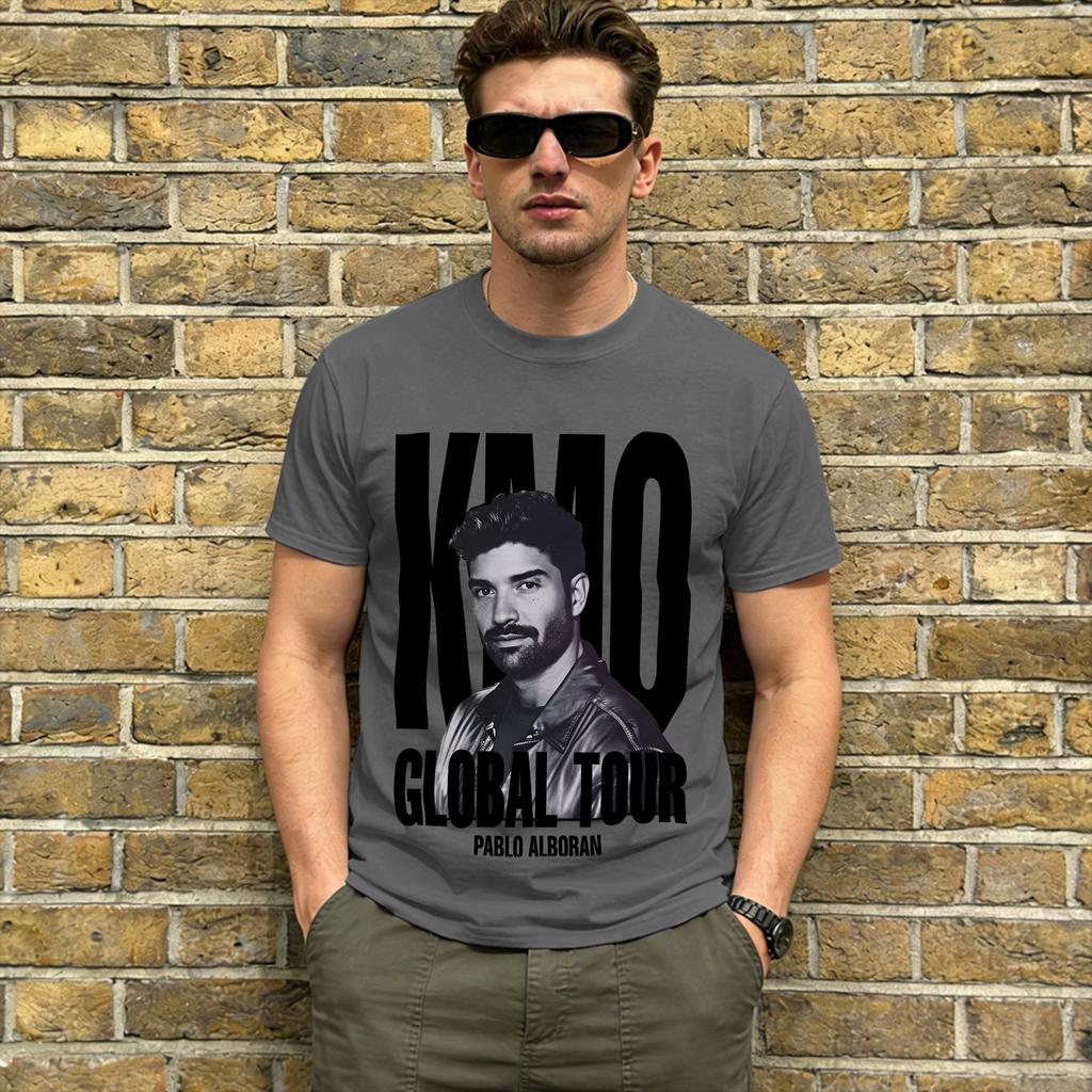Pablo Alborn Global Tour T Shirt Unisexs 100 Cotton Novelty TShirts Crewneck Tees Short Sleeve Tops Gift Idea