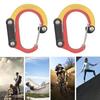 Многофункциональный карабин, подвесная пряжка, прочный, несущий нагрузку алюминиевый сплав, универсальный вращающийся карабин D-типа, зажим