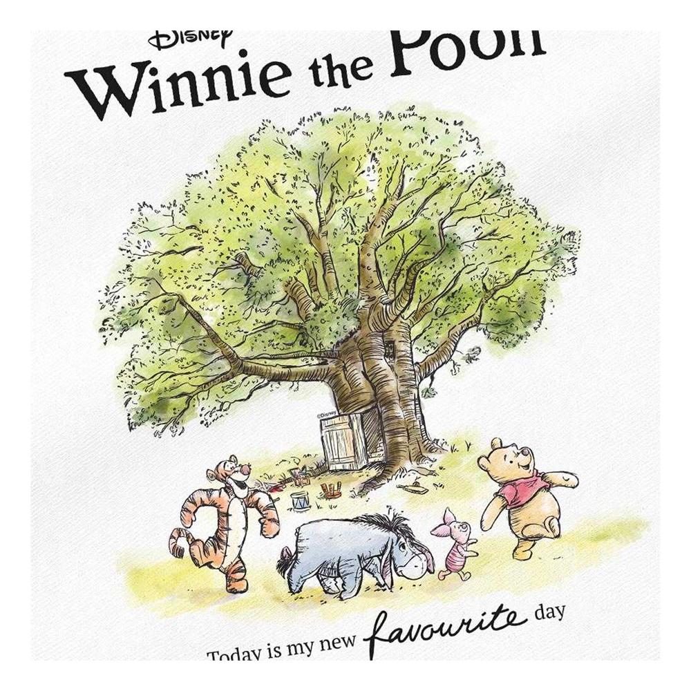 Winnie the Pooh Today Is My New Favourite Day Poster Tote Bag