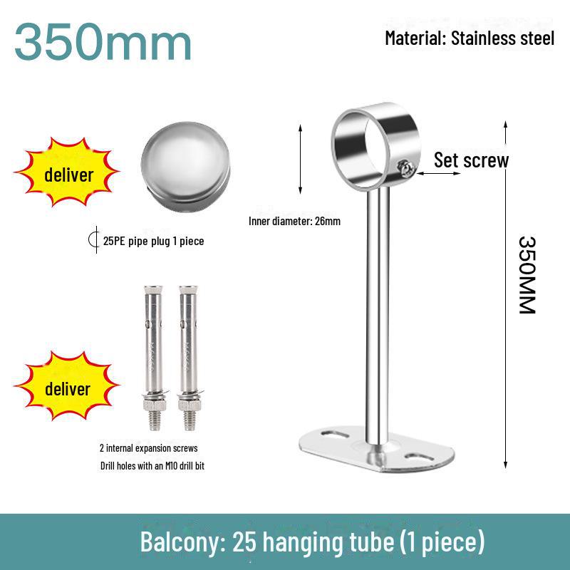 Stainless Steel Windproof Outdoor Clothes Drying Rack for Balcony.